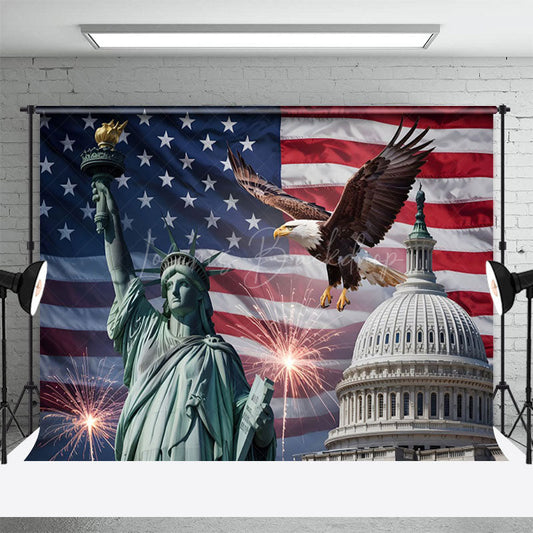 Lofaris The White House Celebration Eagle Photo Backdrop