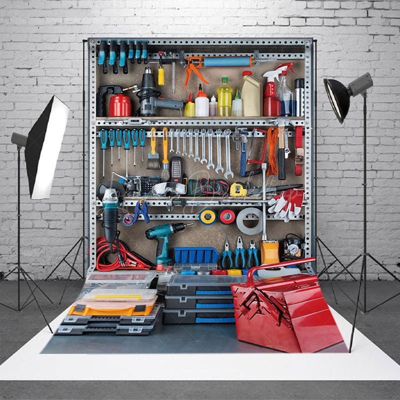Lofaris Tool Wall Panels Stand Boxes Photography Backdrop