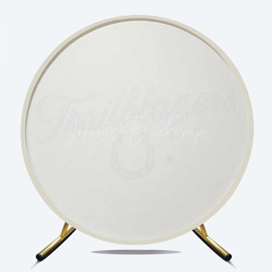 Lofaris Trailblazers Horseshoe Boy Birthday Round Backdrop