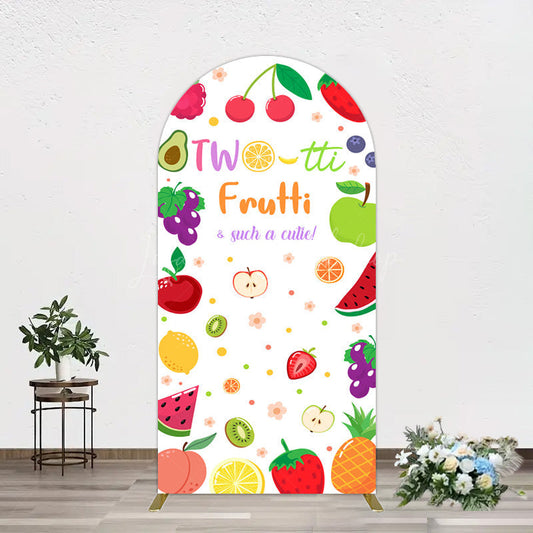 Lofaris Two Tti Frutti Such A Cutie Birthday Arch Backdrop