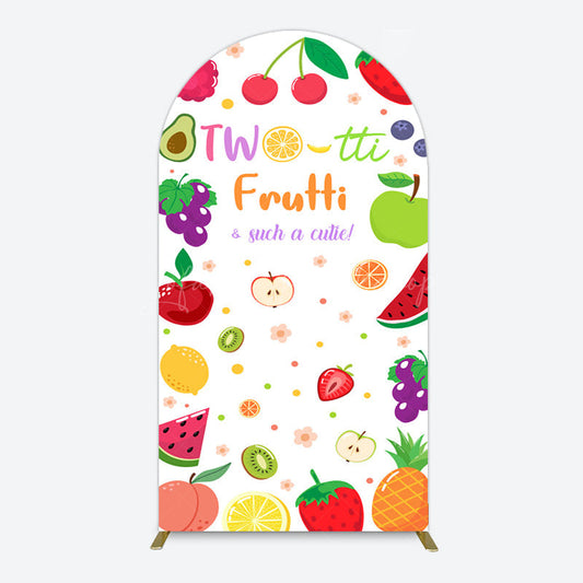 Lofaris Two Tti Frutti Such A Cutie Birthday Arch Backdrop