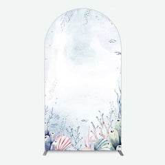 Lofaris Under Sea Coral Birthday Party Arch Backdrop