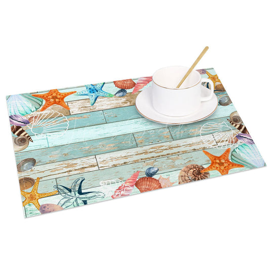 Lofaris Under The Sea Star Shells Set of 4 Placemats