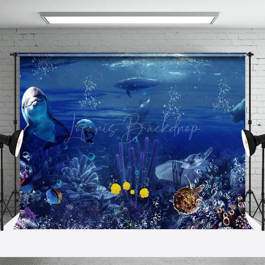 Lofaris Underwater Ocean Reef Marine Combo Set Backdrop