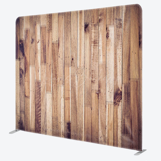 Lofaris Vertical Wood Minimalist Square Tension Backdrop