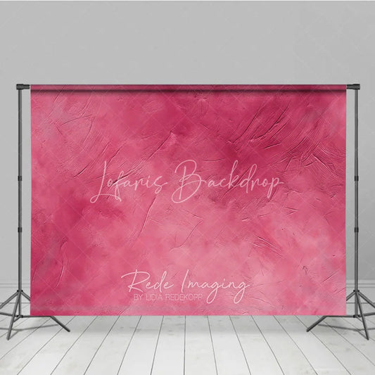 Lofaris Vibrant Fuchsia Pink Textured Photography Backdrop Abstract Artistic Wall Decor for Professional Studio Shoots