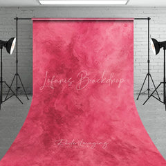 Lofaris Vibrant Pink and Magenta Textured Abstract Stucco Sweep Backdrop Modern Artistic Photography Background