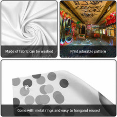 Lofaris Vintage Abandoned Graffiti Subway Garage Door Banner