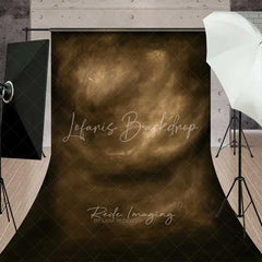 Lofaris Vintage Brown Painted Canvas Backdrop Abstract Sepia Cloud Texture Professional Fine Art Photography Background