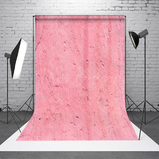 Lofaris Vintage Light Pink Cement Paint Wall Photo Backdrop