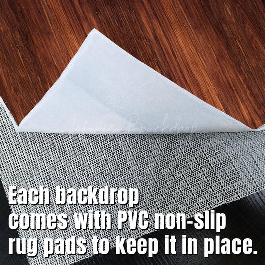 Lofaris Vintage Red Brown Wood Grain Fabric Floor Backdrop