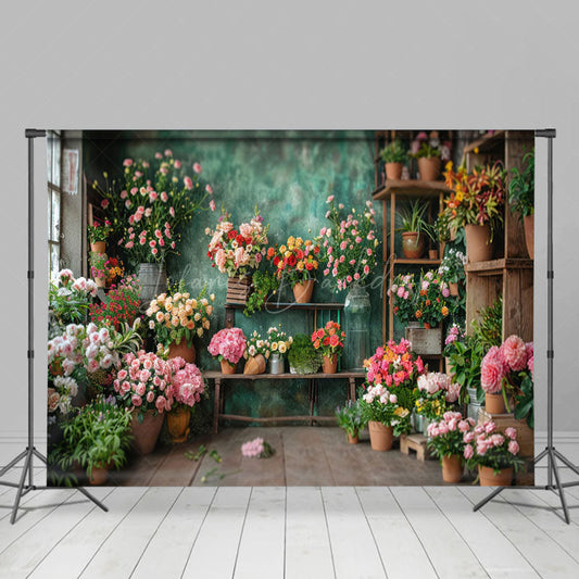 Lofaris Vintage Romantic Indoor Floral Room Wedding Backdrop