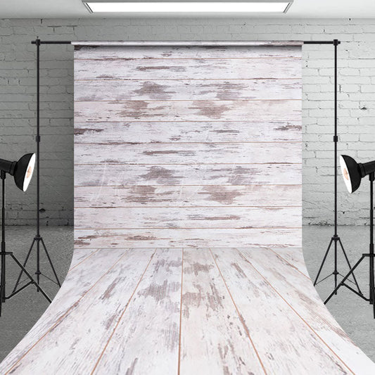 Lofaris Warm Rustic Wooden Floor Tabletop Patterned Backdrop