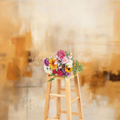 Lofaris Warm Tones Abstract Photography Backdrop Modern Artistic Brushstroke Photo Studio Prop