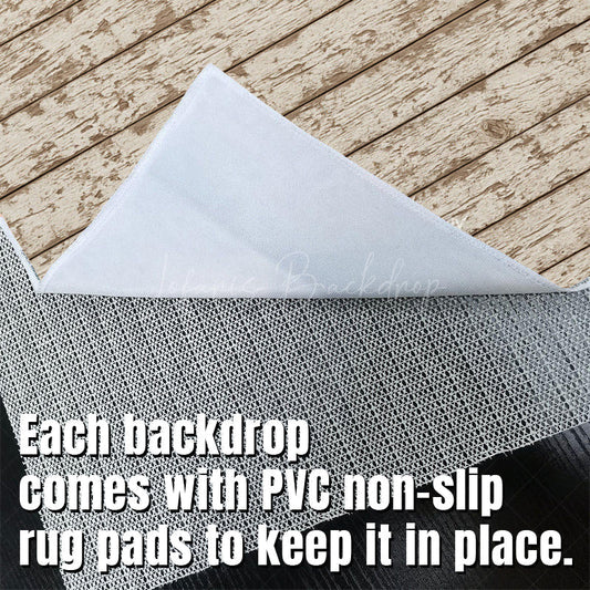 Lofaris White Mottled Brown Fabric Floor Backdrop For Photo