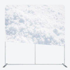 Lofaris White Snow Texture Tension Fabric Backdrop Frozen Ground Winter Background Pure Snowfield Decoration