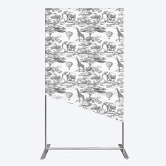 Lofaris Wild Animals Forest Happy Birthday Rectangle Backdrop