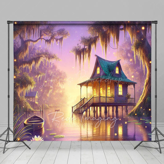 Lofaris Wonderland Forest Magical Bayou Photography Backdrop