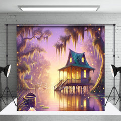 Lofaris Wonderland Forest Magical Bayou Photography Backdrop