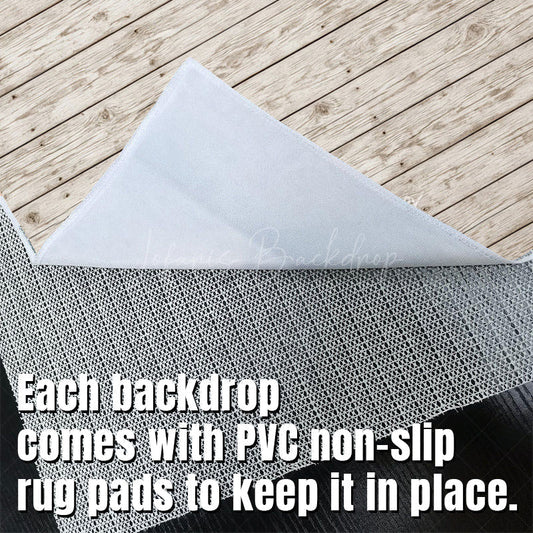 Lofaris Wooden Pattern White Fabric Floor Backdrop For Photo