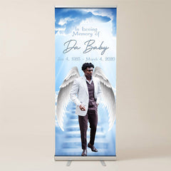 Lofaris Loving Memory Angel Heaven Custom Retractable Banner