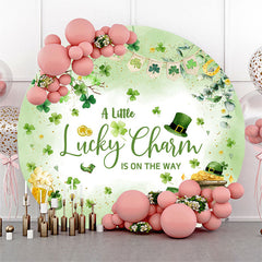 Lofaris Lucky Clover St Patricks Day Baby Shower Backdrop