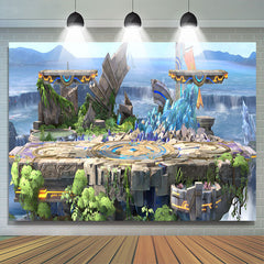 Lofaris Magic Cayon Sea Mountain Super Smash Bros Backdrops