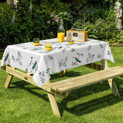 Lofaris Magpie Flower Dining Room Rectangle Tablecloth