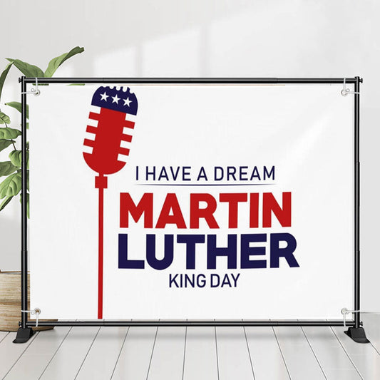 Lofaris Martin Luther Speech Black History Month Backdrop