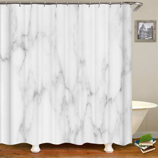 Lofaris Modern Marble Texture Pattern Home Shower Curtain