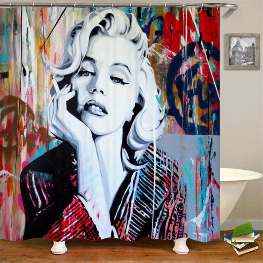 Lofaris Modern Woman Hot Girl Bath Curtain For Home Decor