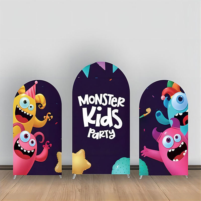 Lofaris Monster Kids Cartoon Arch Backdrop Kit For Party