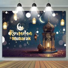 Lofaris Moon Bokeh Light Moslem Ramadan Mubarak Backdrop
