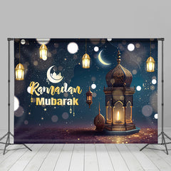 Lofaris Moon Bokeh Light Moslem Ramadan Mubarak Backdrop