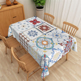 Load image into Gallery viewer, Lofaris Moroccan Floral Pattern Artistic Tablecloth For Dining