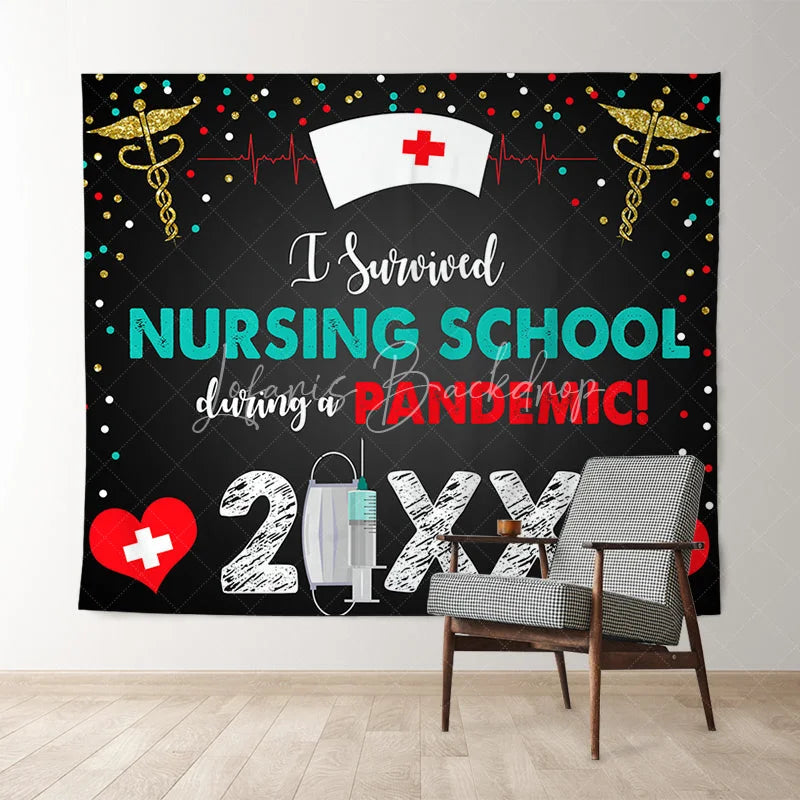 Lofaris Nurse Graduation Party Backdrop for 2022 Photo Booth