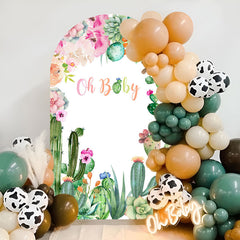 Lofaris Oh Baby Summer Party Double Sided Arch Backdrop