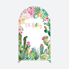 Lofaris Oh Baby Summer Party Double Sided Arch Backdrop