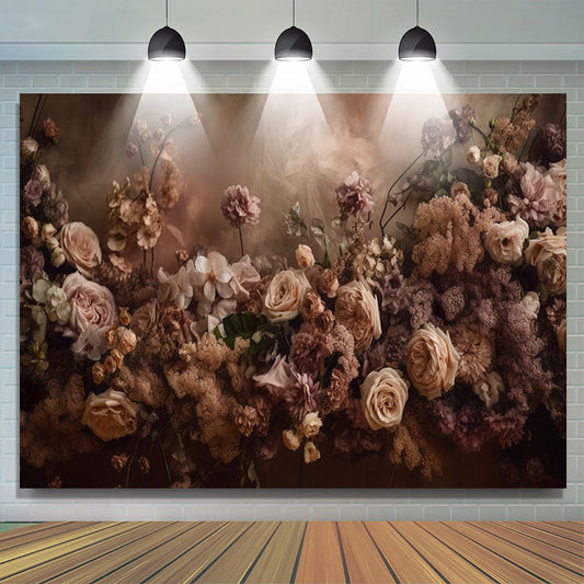 Lofaris Old Master Floral Abstract Wall Backdrop For Photo