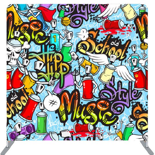 Lofaris Old School Style Hip Hop Graffiti Backdrop For Party