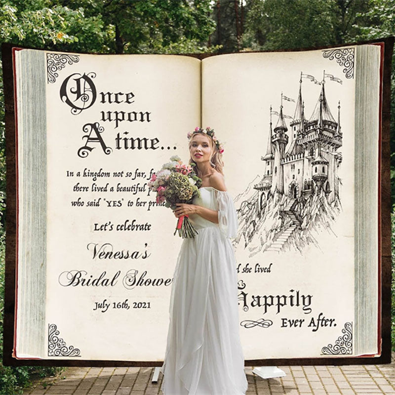 Lofaris Once Upon A Time Fairytale Bridal Shower Backdrop
