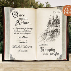 Lofaris Once Upon A Time Fairytale Bridal Shower Backdrop