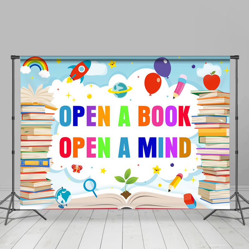 Lofaris Open A Book Mind World Day Backdrop