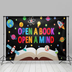 Lofaris Open Book Mind Space World Day Backdrop