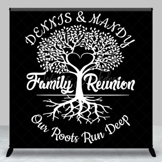 Lofaris Our Roots Run Deep Tree Custom Family Reunion Backdrop