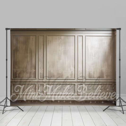 Lofaris Painted Trim Moulding Cream Retro Wall Backdrop