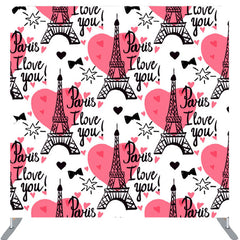Lofaris Paris I Love You Red Heart Backdrop For Party Decor