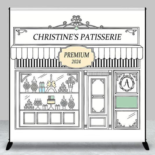 Lofaris Paris Patisserie Crafts Custom Birthday Backdrop