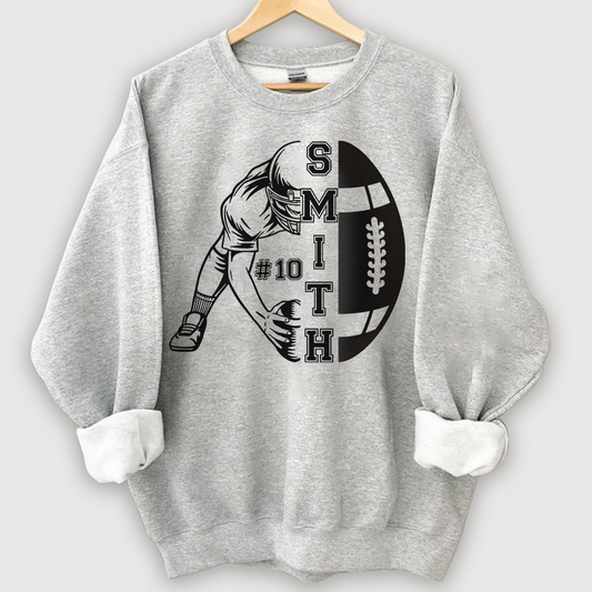 Lofaris Personalized Football Sweatshirt Game Day Shirt - Season