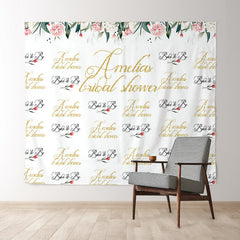 Lofaris Personalized Bridal Shower Step And Repeat Backdrop